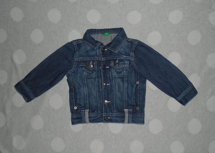 Riflová bunda na 18 mesiacov, benetton,86