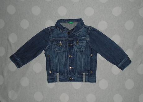 Riflová bunda na 18 mesiacov, benetton,86