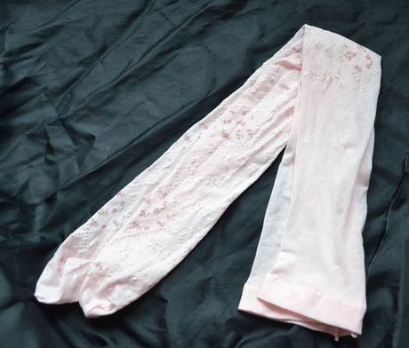 Ružové dievčenské pančušky 100 perc stav, 122