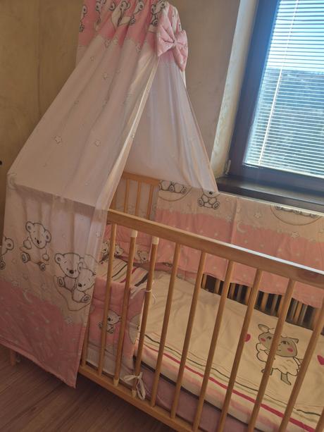 Detská postieľka pre dievčatko, šírka (cm): 60,dĺžka (cm): 120