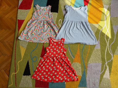 Dievčenské letné šaty, h&m,122
