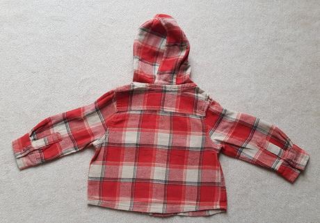 Flanelová košeľa s kapucňou, cherokee,86