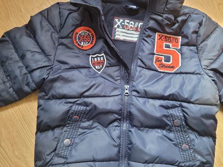 Oteplovačky, bunda a čiapka, h&m,116