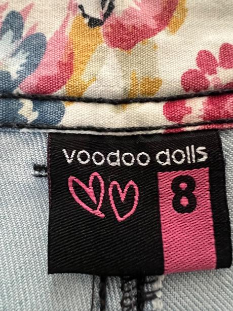 Dámské kraťase riflové zn. woodoo dolls, 34