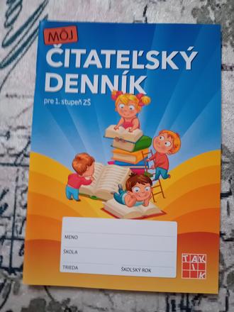Čitateľský denník pre 1. stupeň,