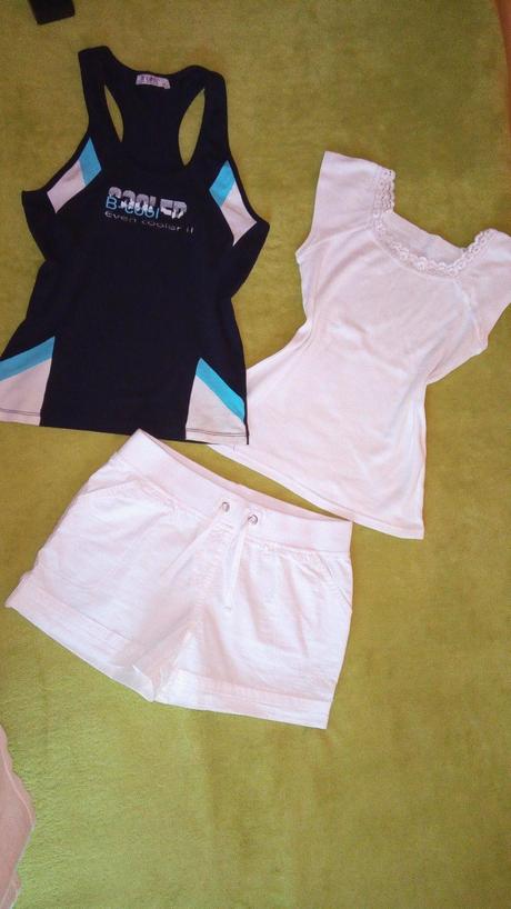 Kraťasy a tielko + tričko zadarmo 152-158, 140–152