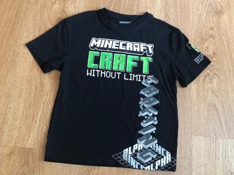 Tričko minecraft, top stav, 134