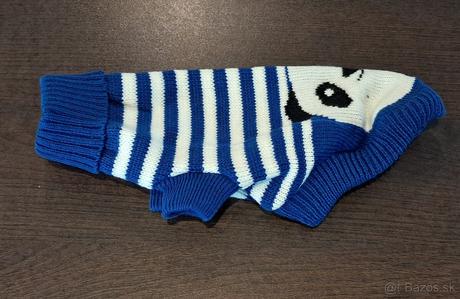 Pletený svetrík pre šteniatko psíka mačku, 