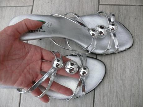 Vsuvky,šľapky na vysokom podpätku, 37