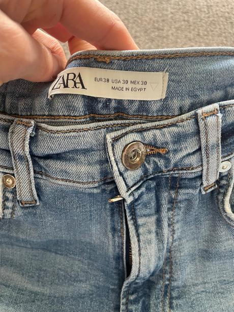 Džínsy, zara,38