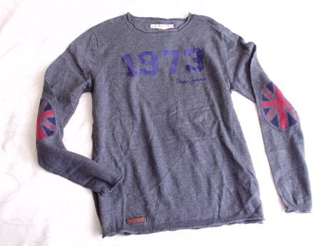 S lakťovkami s kašmírom, pepe jeans,m