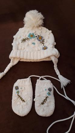 Čiapka a rukavice-set pre dievča (1-2 r.) zn.next, next,50