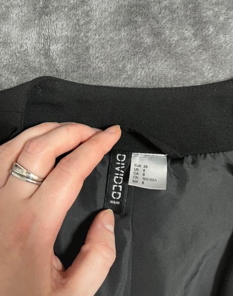 Čierne sako, h&m,m