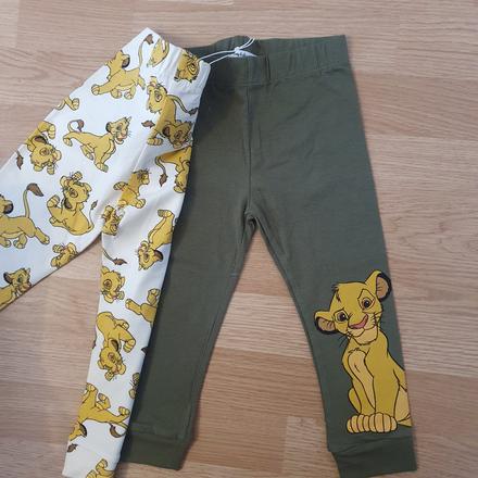 2x pyžamko nohavice, disney,98