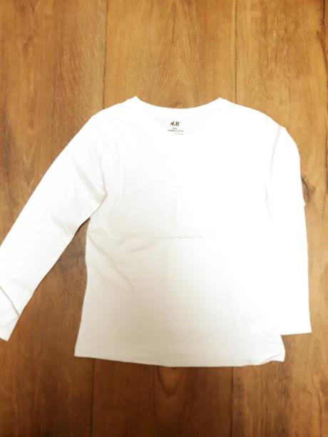 Tricka dlhy rukav 5 ks, h&m,122