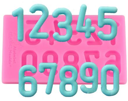 Silikónová forma abeceda č.1- čísla, sf-247,
