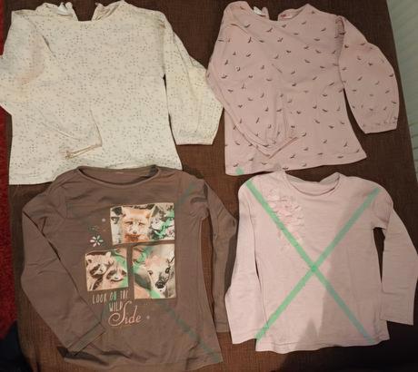 Tričká s dlhým rukávom v. 110, zara,110