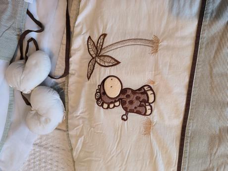 Mantinel do postieľky s baldachýnom, šírka (cm): 30