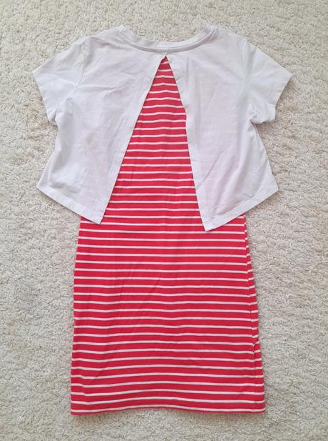 Šaty s falošným tričkom aqua marine 146/152, 146