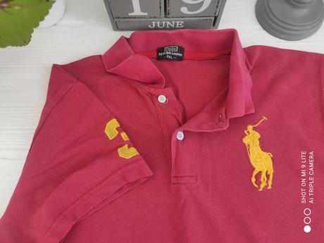 Cervena polo kosela, ralph lauren,l