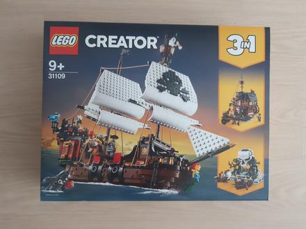 Predám lego creator 31109 pirátska loď, 