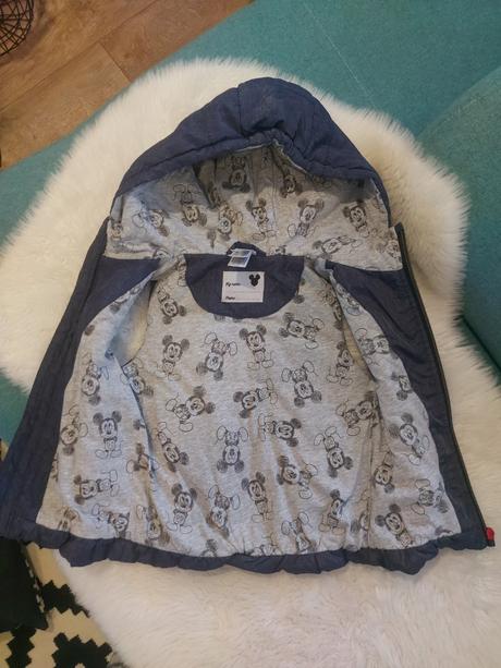 Štýlová vesta mickey mouse podšita, c&a,92