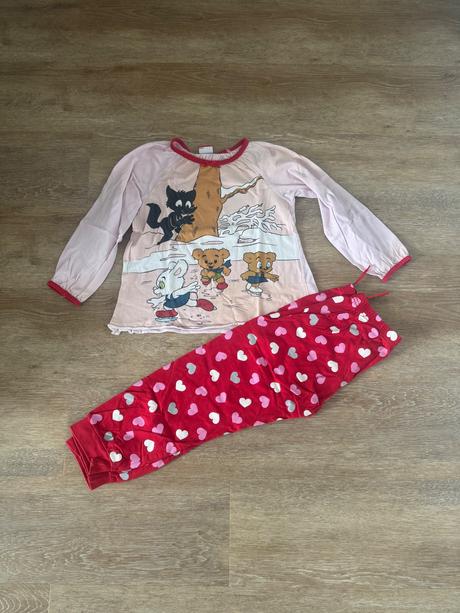 Srdiečkové pyžamo bamse lindex, lindex,110