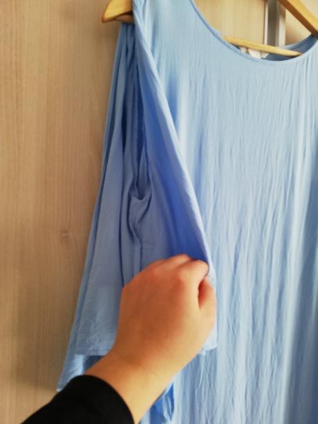 Modré šaty, h&m,44