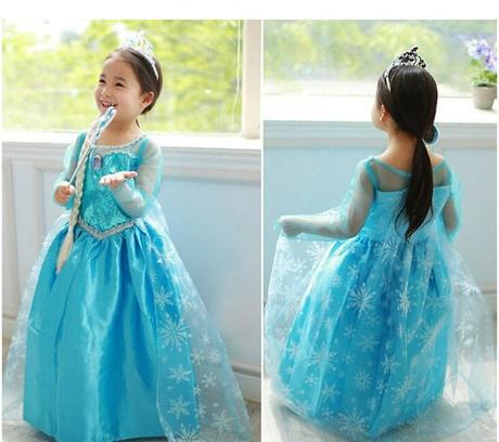 Šaty kostým princezná elza frozen rôzne veľkosti, 