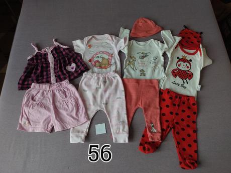Predam detske/ dojcenske oblecenie, ciapky..., 68–80