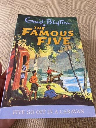 Famous five five go off in a caravan,