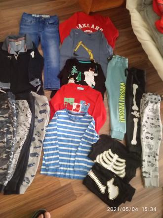 Balík oblečenia 104, 104–116