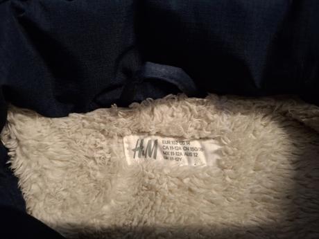 Zimná bunda, h&m,152
