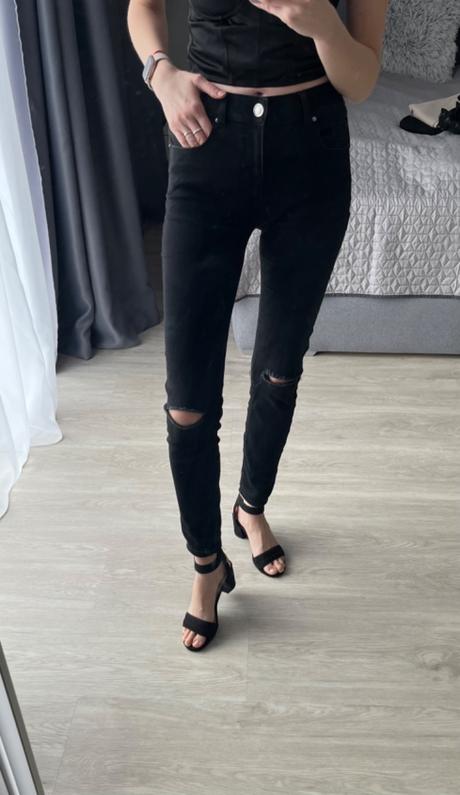 Potrhane rifle, new yorker,xs