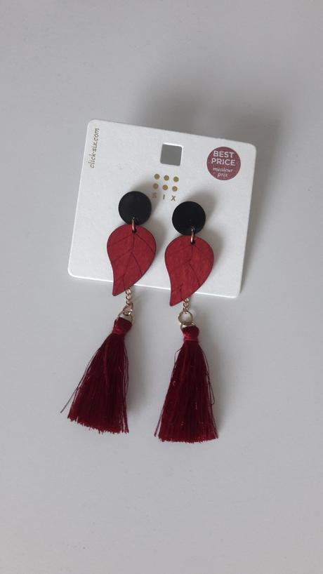 Strapcové náušnice, takko