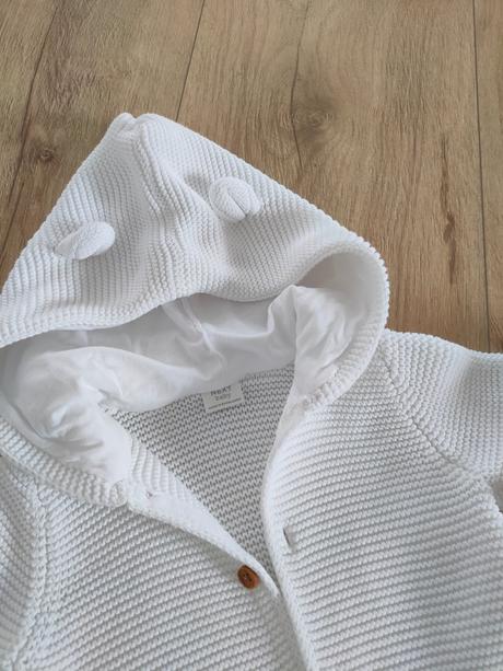 Biely kardigan svetrík next, veľ. 92, next,92