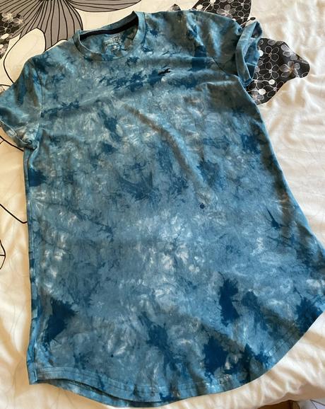 Bavlnené predĺžené tričko hollister v. s, hollister,s