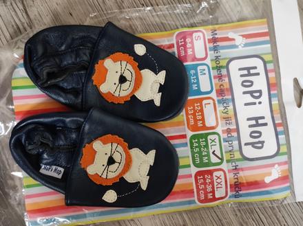 Hopi hop kožené capačky xl (14,5cm), 