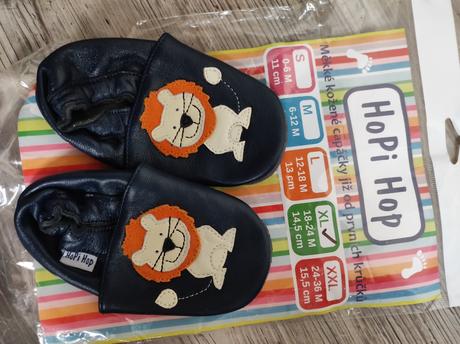Hopi hop kožené capačky xl (14,5cm), 