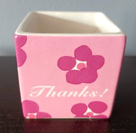 Keramická nádobka s poďakovaním, 