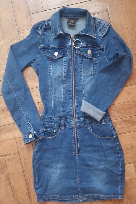 Dievčenske riflové šaty, 164