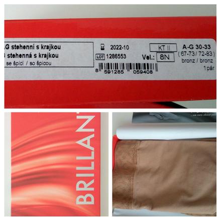 Maxis brillant-stehenné pančuchy 8n, 