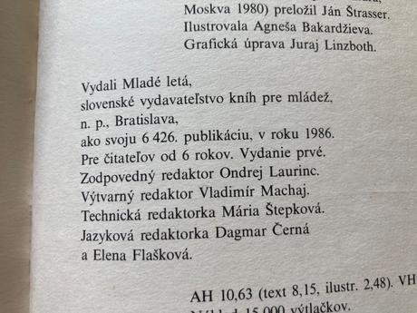 Klop, klop, klop prvé vydanie 1986,