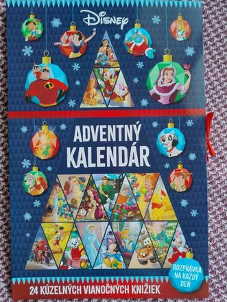 Disney veľký adventný kalendár 24 knižiek, 