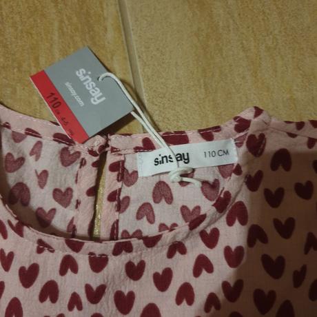 Šaty dievčenské, sinsay,110