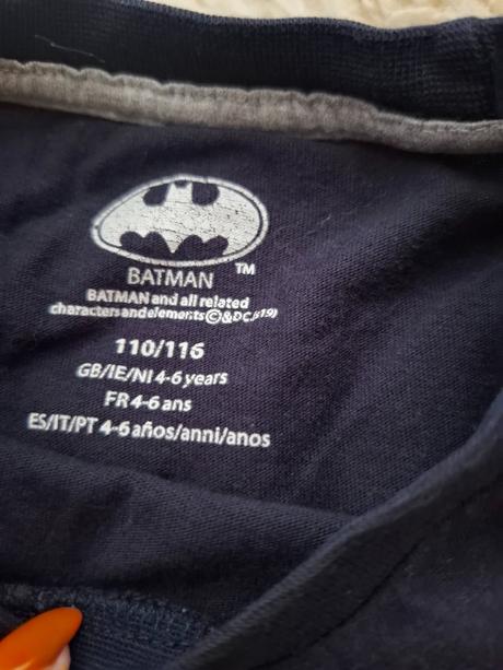 Batman pyžamo, h&m,110