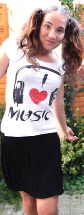 Tričko i love music, fishbone,xs