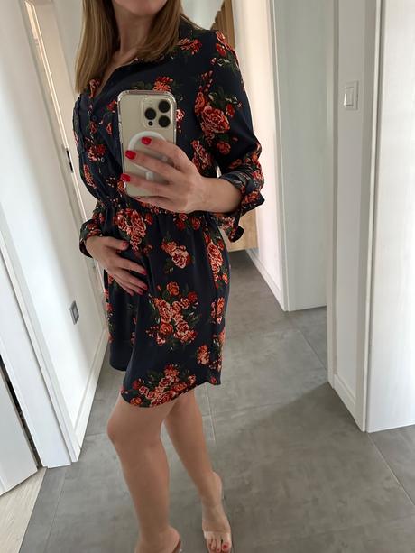 Košeľové šaty, h&m,35