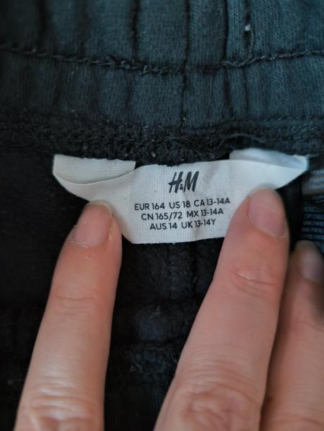 Tepláky 13-14rokov, h&m,164