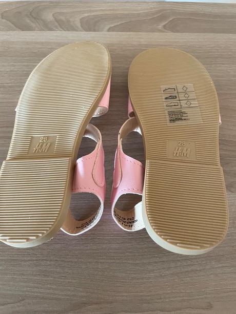 Letné sandálky h&m 28 ružové, h&m,28